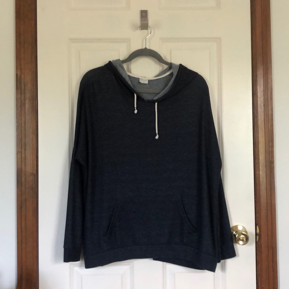 Navy Batwing Hoodie